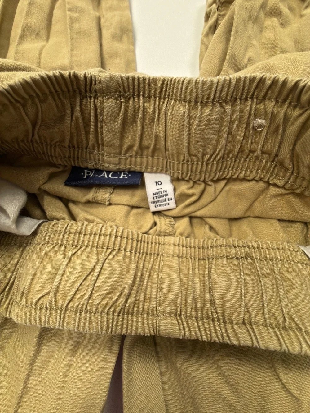 The Children's Place Khaki Joggers 2010s Minimalist - Boys 10